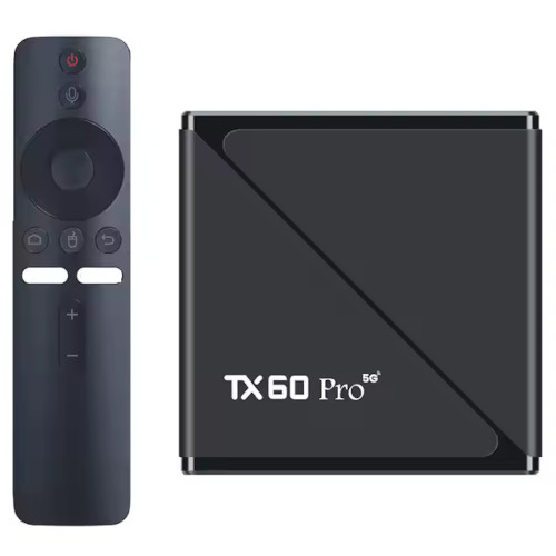 TX60 Pro 14K Ultra HD Smart Android TV Box with Voice Control Remote