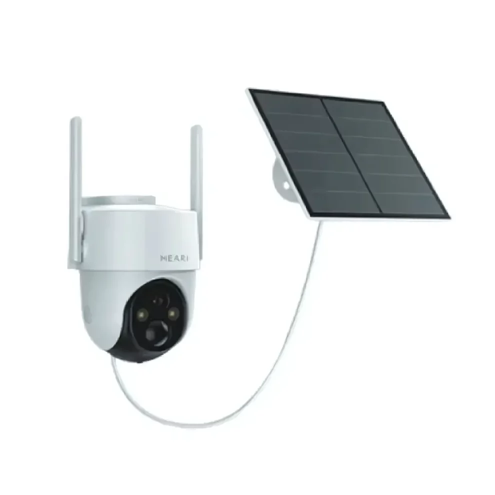 Meari N2 3MP Solar PTZ WiFi Camera | IP65 Outdoor, 2 Years Replacement Warranty
