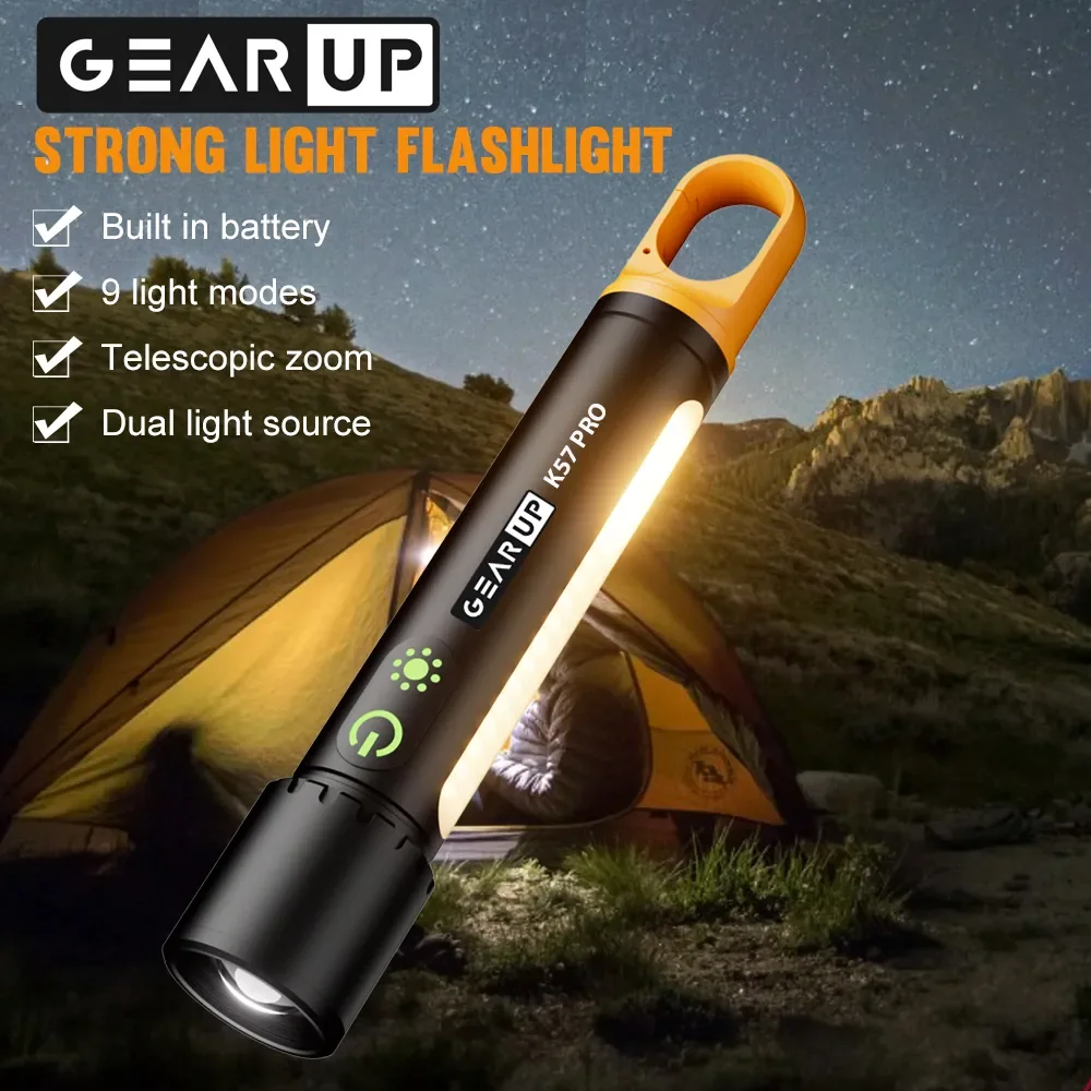 GearUP K57 PRO Flashlight